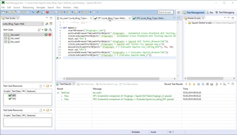 How to automatically update screenshot verification points